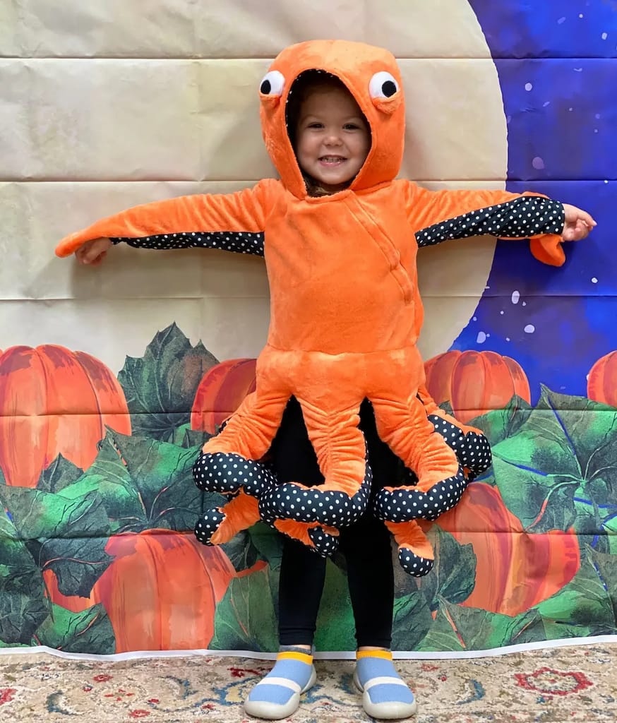 Sydney in an octopus costume