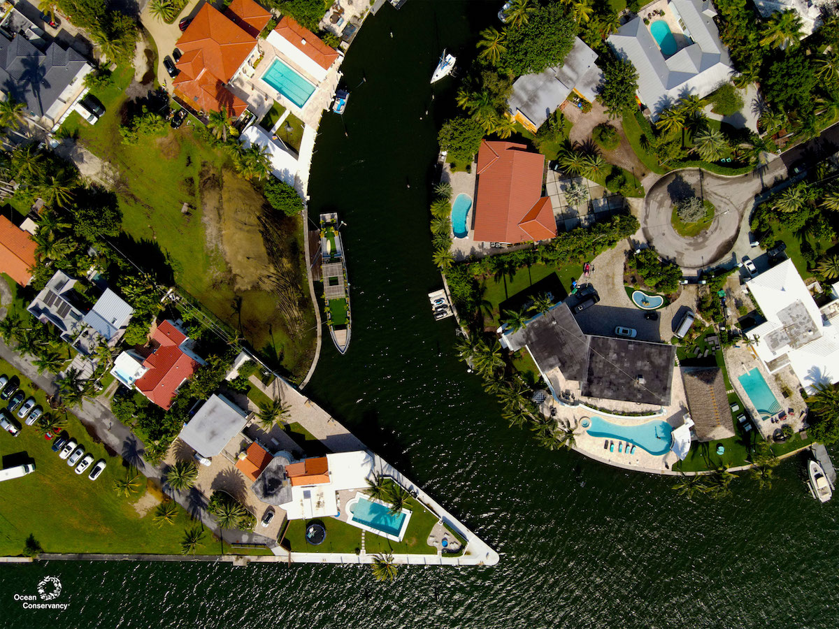 Aerial view of Miami