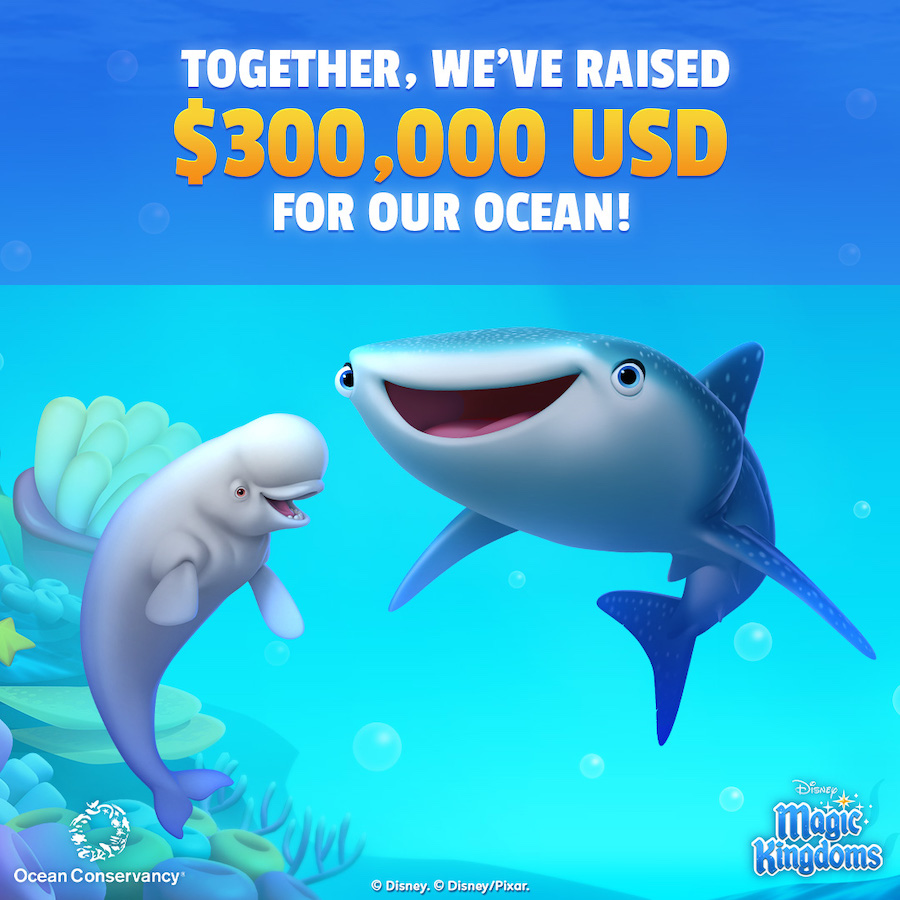 Gameloft ocean animals in the ocean graphic