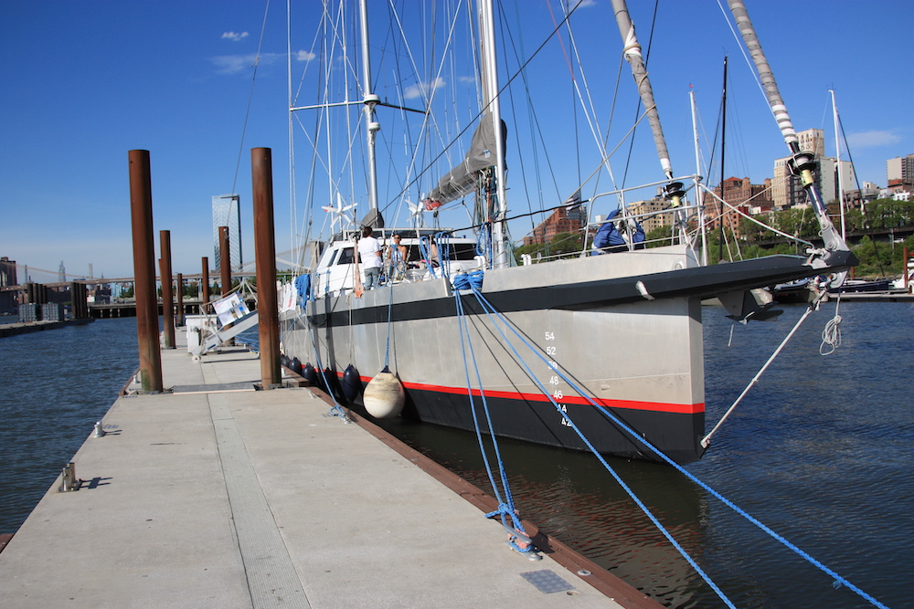 Grain de Sail sailboat on the water