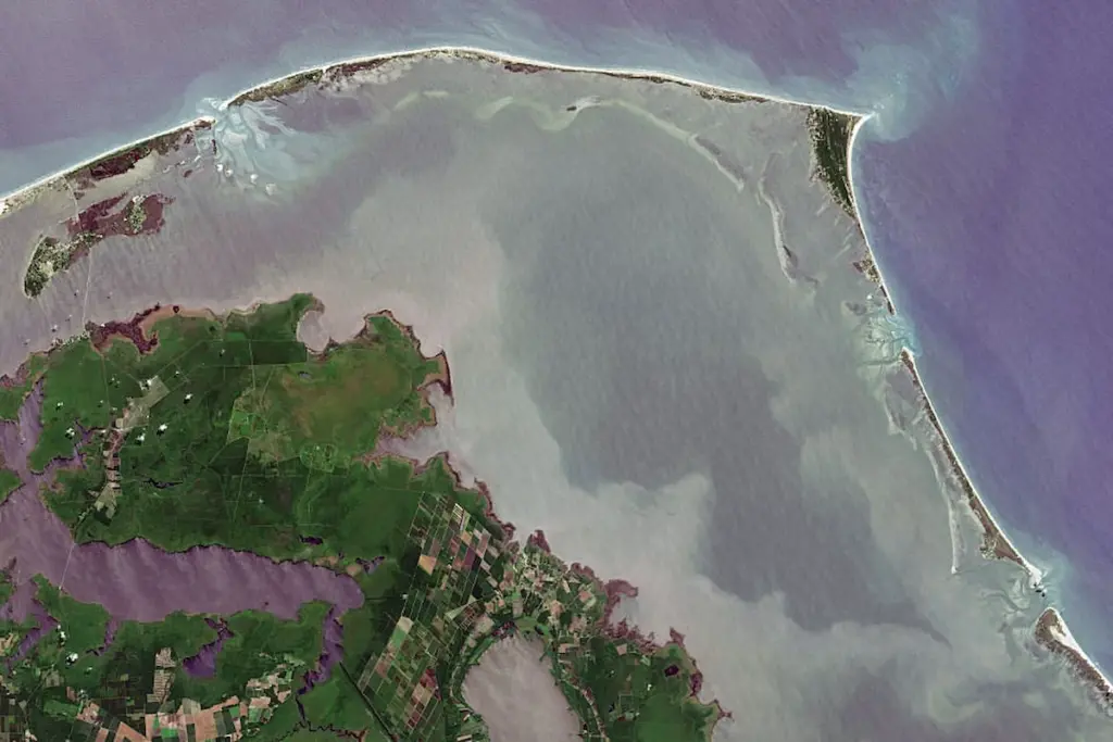 Barrier Islands from above