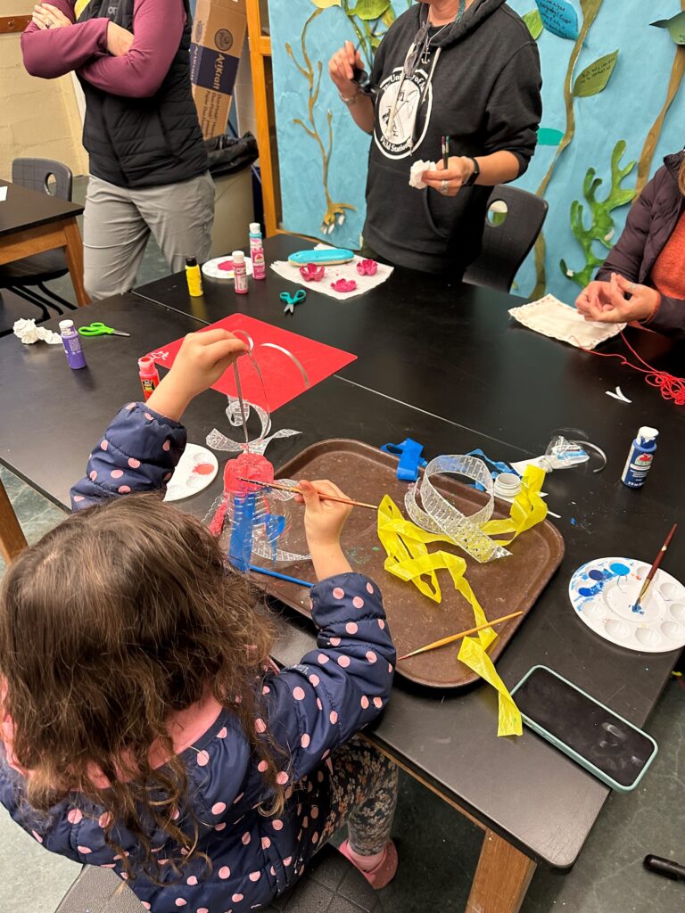 Creating ornaments from marine debris collected in Sitka, Alaska for the U.S. Capitol Tree