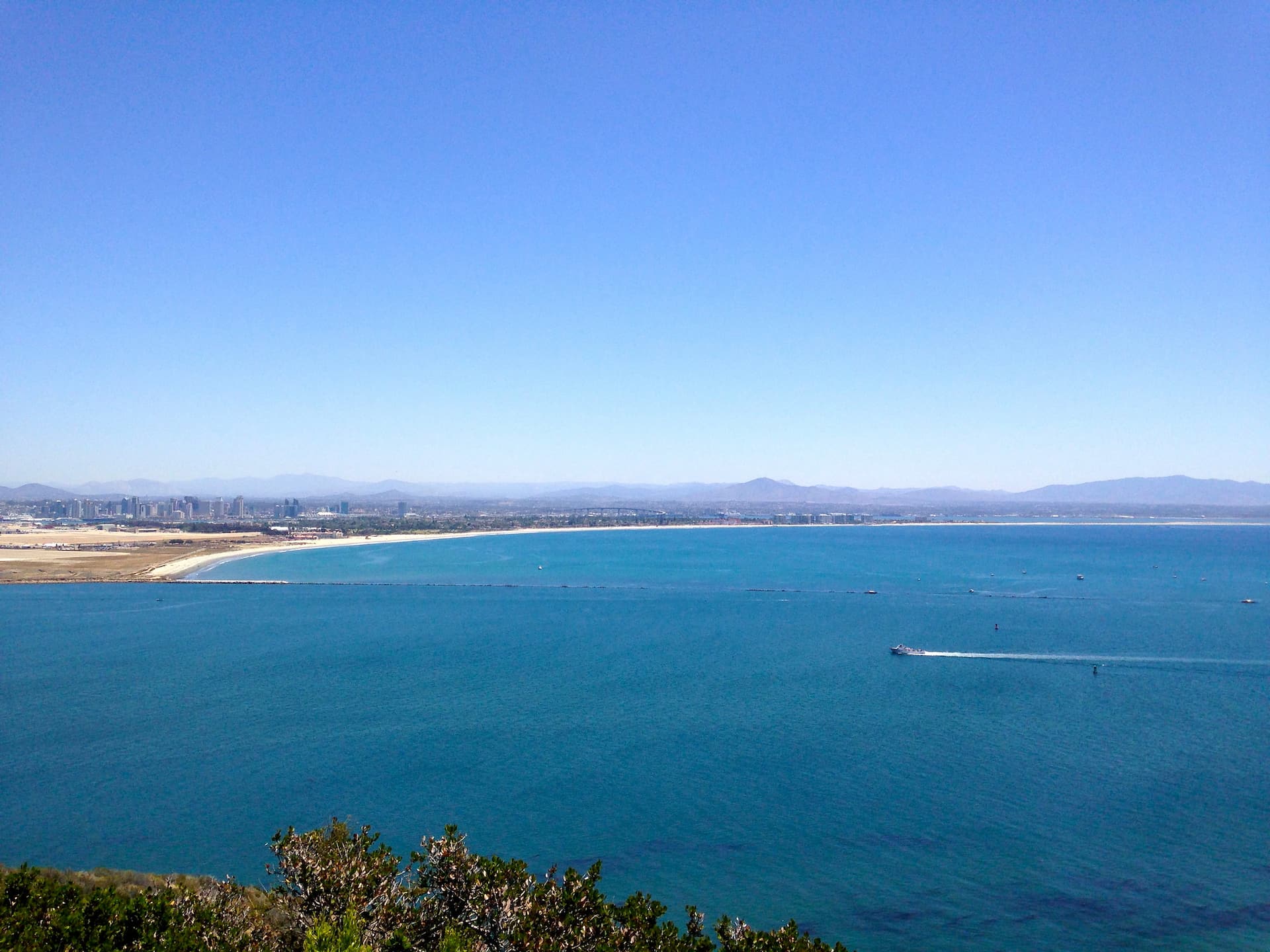 San Diego coast