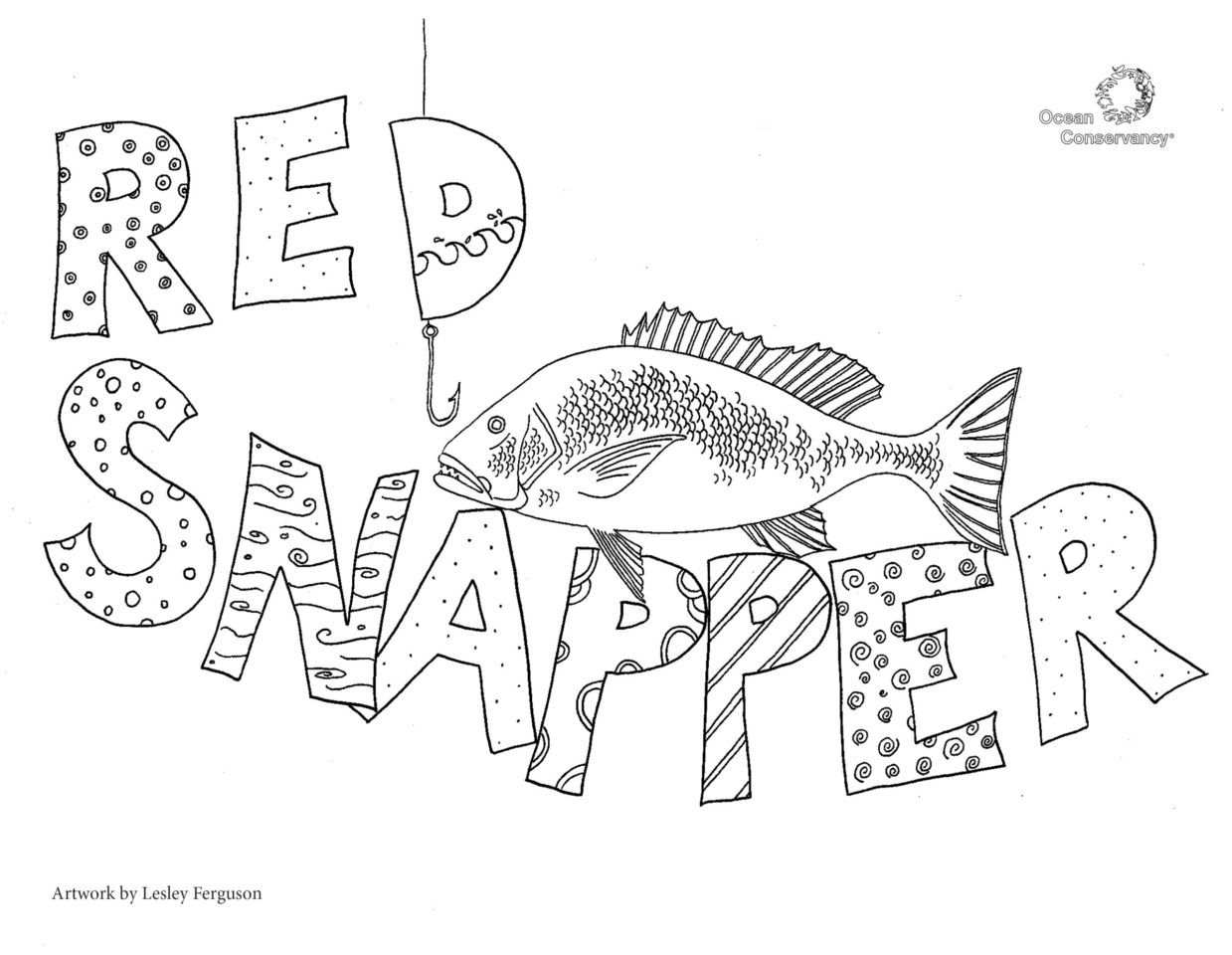 Fish Coloring Pages - Ocean Conservancy
